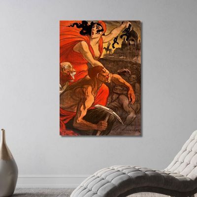 Diario Di Difesa Sociale Le Petit Sou Théophile Alexandre Steinlen tas31 quadro stampa su tela