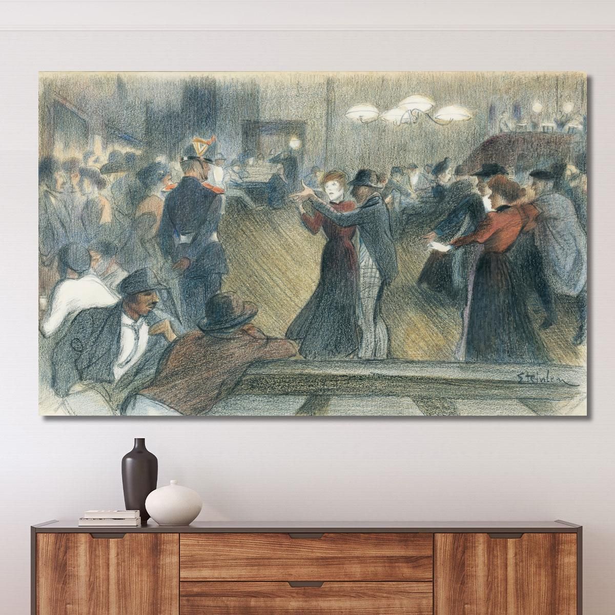 La Danza Théophile Alexandre Steinlen tas50 quadro stampa su tela