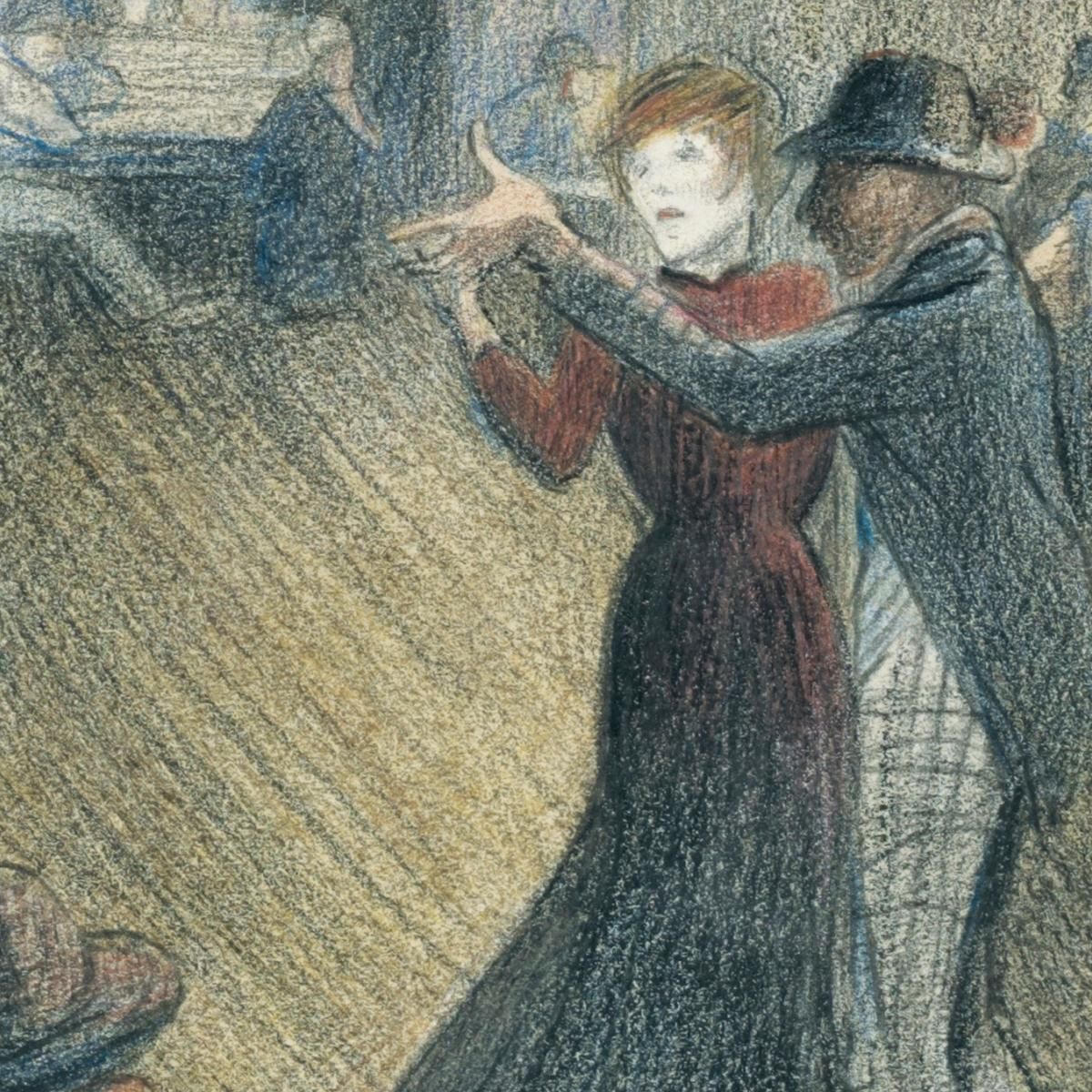 La Danza Théophile Alexandre Steinlen tas50 quadro stampa su tela