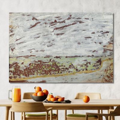 Die Ufer Von La Tocques Bei Pont L'Eveque Édouard Vuillard, evu79 drucken auf leinwand