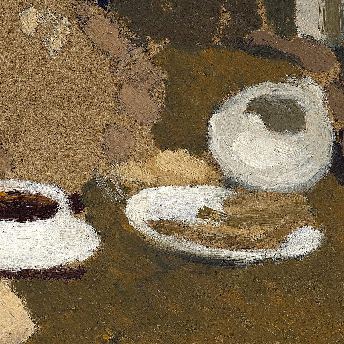 Due Donne Che Bevono Caffè Édouard Vuillard evu171 quadro stampa su tela