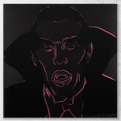 Dracula 2 1981 Andy Warhol quadro stampa su tela AW17