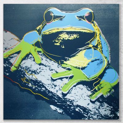 Pine Barren Tree Frog II.294 1983 Andy Warhol quadro stampa su tela AW93