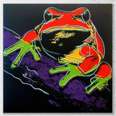 Pine Barren Tree Frog II.294 1983 Andy Warhol quadro stampa su tela AW94