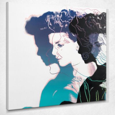 Princess Caroline Of Monaco 1983 Andy Warhol quadro 100x100cm AW98