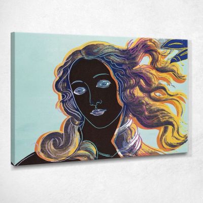 Botticelli 7 1984 Andy Warhol quadro stampa su tela 100x70cm AW125