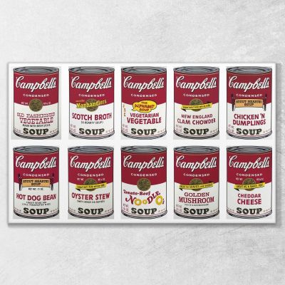 Campbell'S Soup Ii 1968 Andy Warhol, AW126 tableau impression sur toile