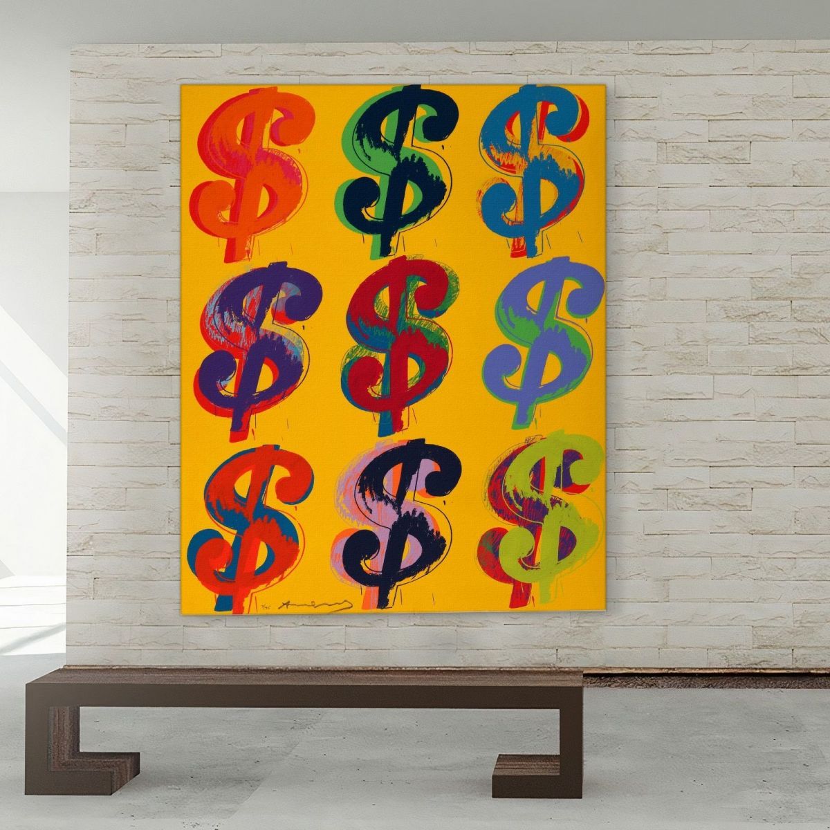 Dollar Sign 1 1981 Andy Warhol canvas print