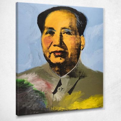 Mao 1 1972 Andy Warhol quadro stampa su tela 100x80cm AW225