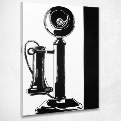 Telephone 2 1961 Andy Warhol quadro stampa su tela 100x80cm AW254