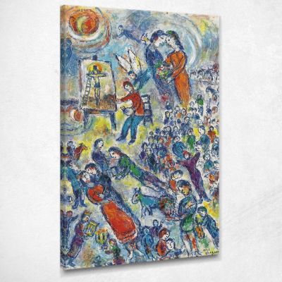 Il Sogno Di Peintre Chagall Marc CM20 quadro stampa su tela