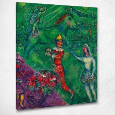 Il Circo Verde Chagall Marc CM23 quadro stampa su tela