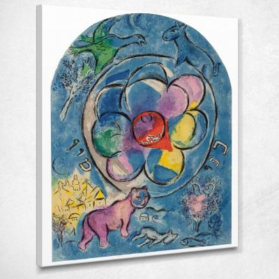 La Tribu' Di Benjamin Chagall Marc CM28 quadro stampa su tela