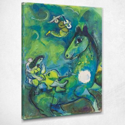 Il Cavallo Alla Luna Chagall Marc CM31 quadro stampa su tela