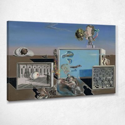 Piaceri Illuminati Dali Salvador SD13 quadro stampa su tela