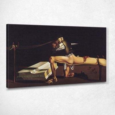 L'Enigma Di Guglielmo Tell Dali Salvador SD32 quadro stampa su tela