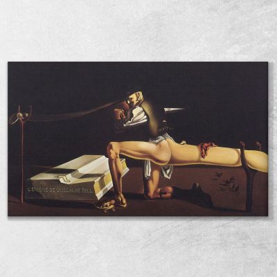 L'Enigma Di Guglielmo Tell Dali Salvador, SD32 quadro stampa su tela