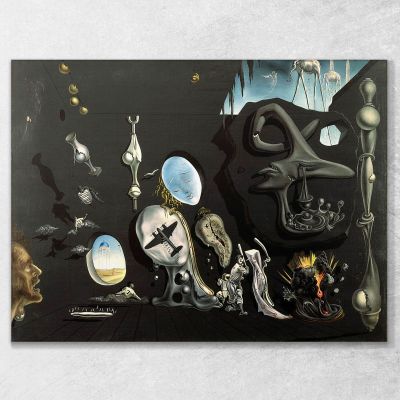 Idilio Atomico E Uranico Melanconico Dali Salvador, SD75 quadro stampa su tela