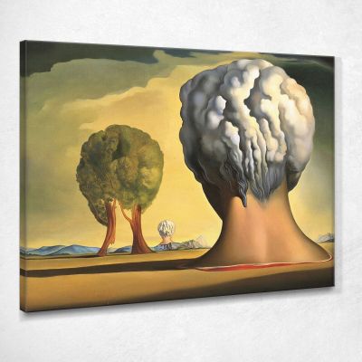 Le Tre Sfingi Di Bikini Dali Salvador SD84 quadro stampa su tela