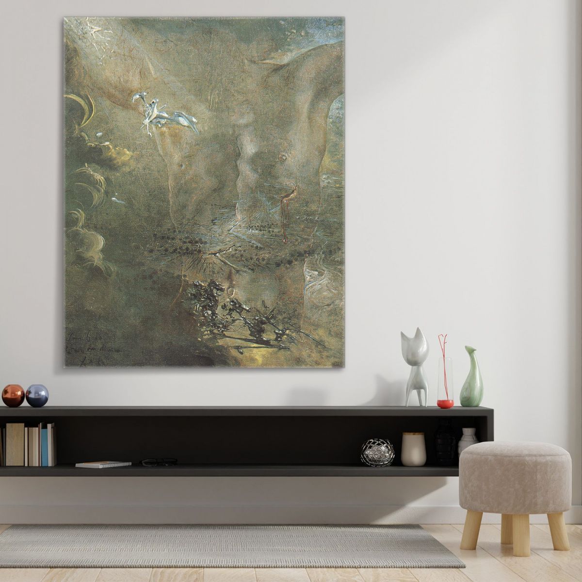 Crocifissione Dali Salvador SD110 quadro stampa su tela