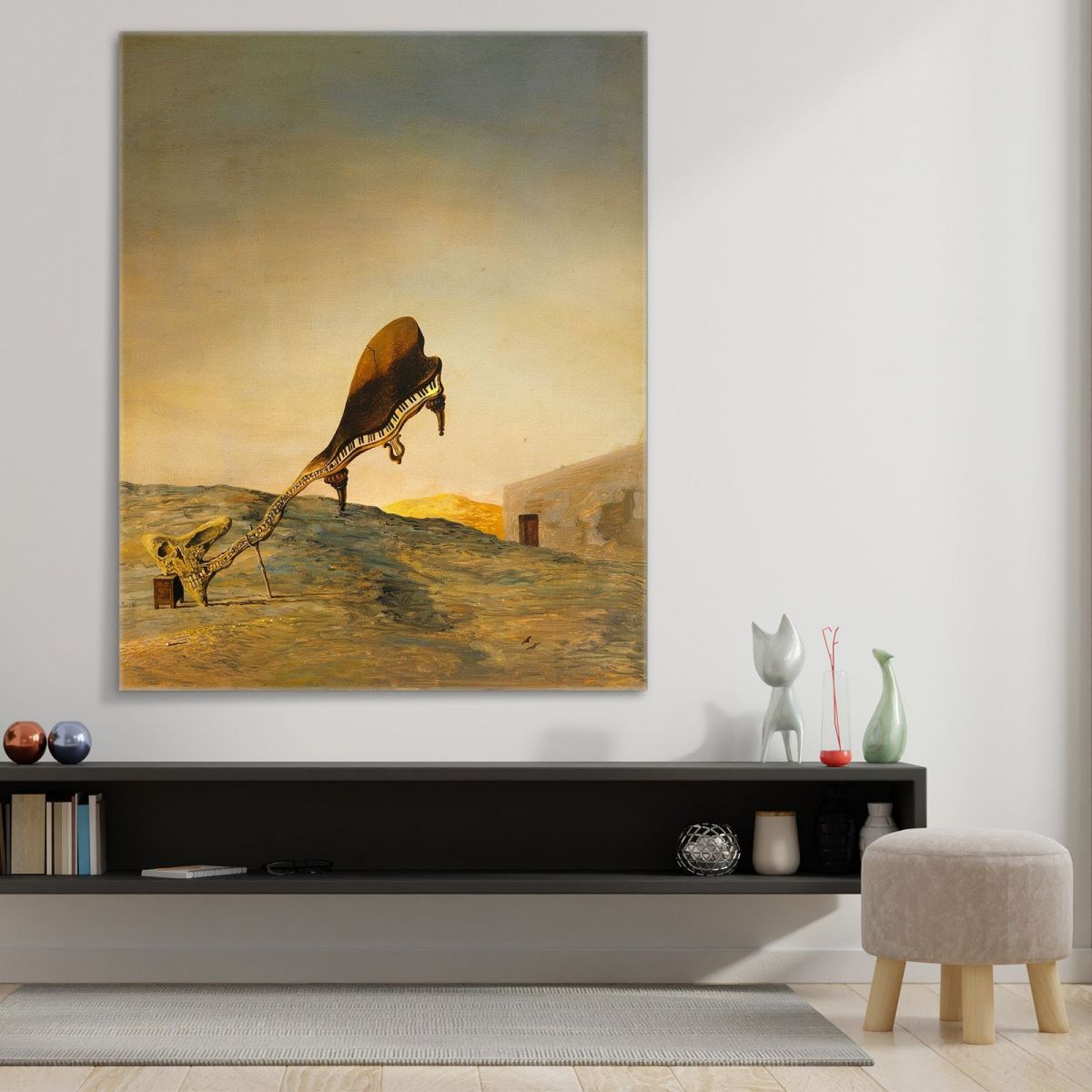 Cranio Con La Sua Appendice Lirica Dali Salvador SD138 quadro stampa su tela