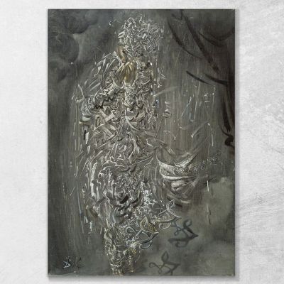 Santo Circondato Da Tre Mesoni Dali Salvador, SD148 quadro stampa su tela