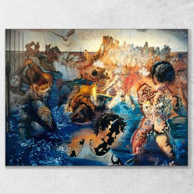 Pesca Al Tonno Dali Salvador, SD152 quadro stampa su tela
