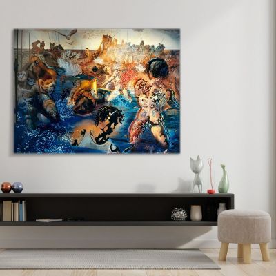Pesca Al Tonno Dali Salvador SD152 quadro stampa su tela Pesca Al Tonno Dali Salvador SD152 quadro stampa su tela