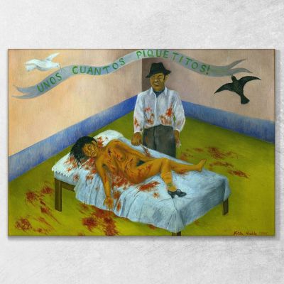 Unos Cuantos Piquetitos Frida Kahlo, FKA1 cuadro en lienzo