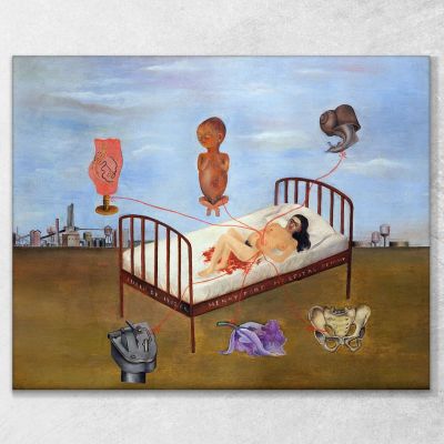 Hospital Henry Ford Frida Kahlo, FKA7 cuadro en lienzo