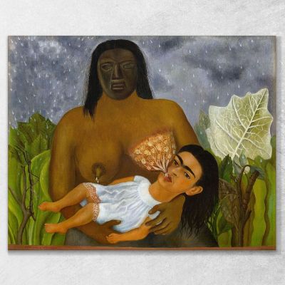 Me And My Nurse Frida Kahlo, FKA9 canvas print