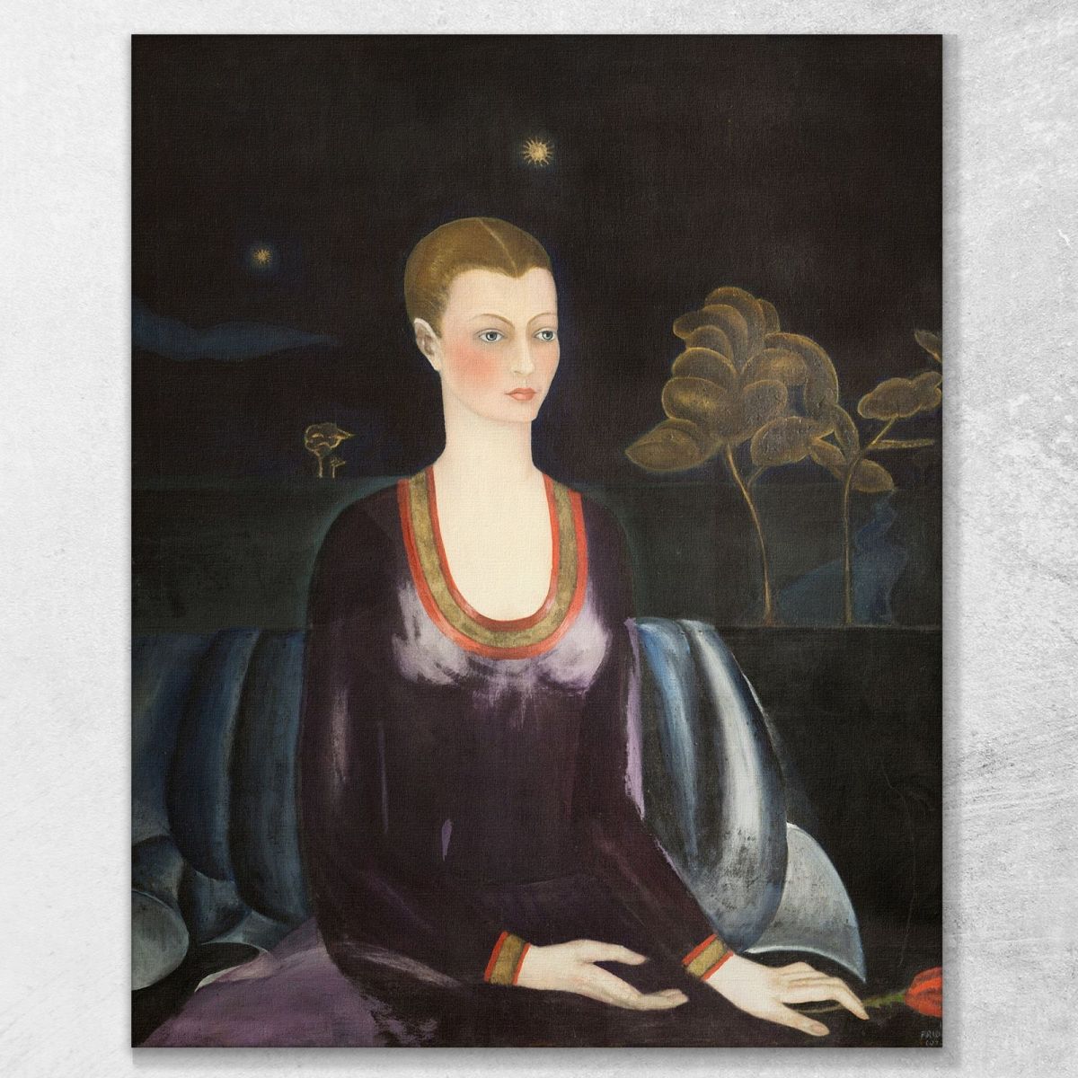 Ritratto Di Alicia Galant Frida Kahlo FKA11 quadro stampa su tela