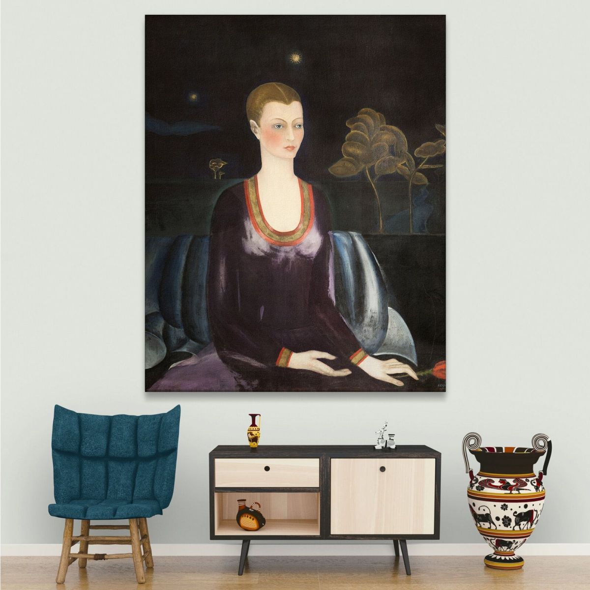 Ritratto Di Alicia Galant Frida Kahlo FKA11 quadro stampa su tela