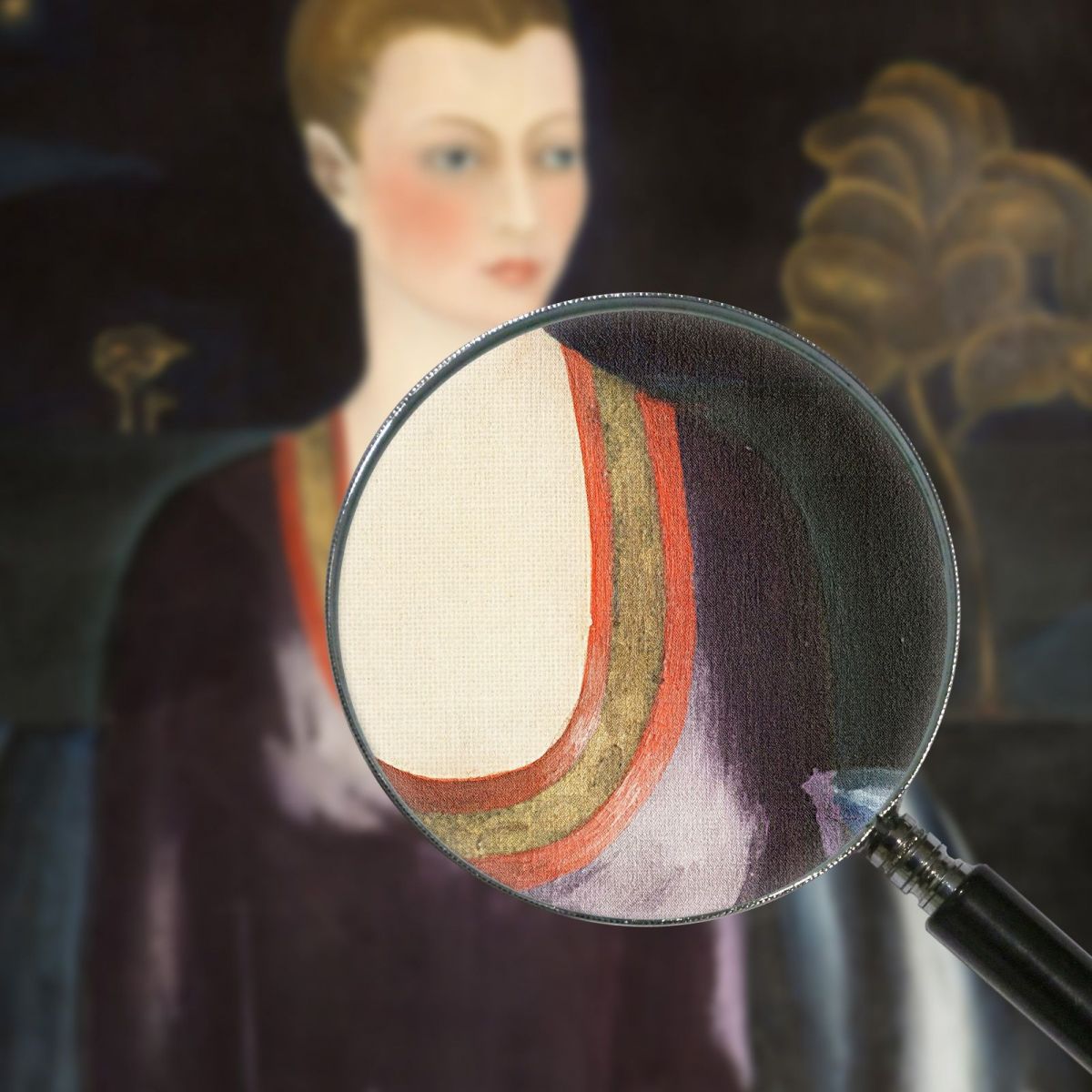 Ritratto Di Alicia Galant Frida Kahlo FKA11 quadro stampa su tela