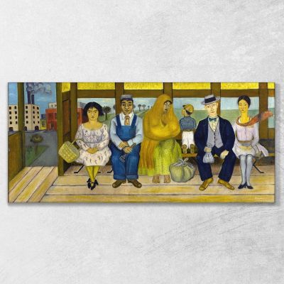 Il Bus Frida Kahlo, FKA30 quadro stampa su tela