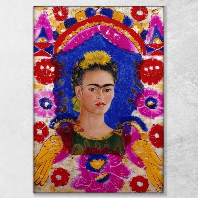 La Cornice Frida Kahlo, FKA34 quadro stampa su tela