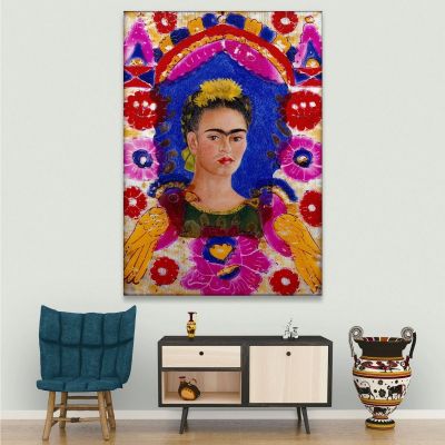 La Cornice Frida Kahlo FKA34 quadro stampa su tela La Cornice Frida Kahlo FKA34 quadro stampa su tela