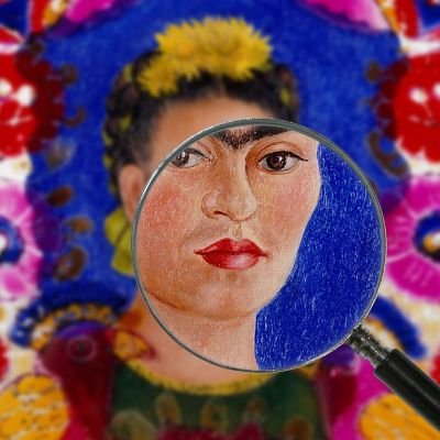 La Cornice Frida Kahlo FKA34 quadro stampa su tela La Cornice Frida Kahlo FKA34 quadro stampa su tela