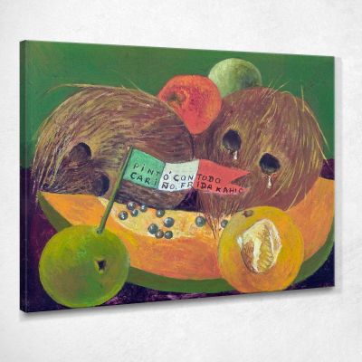 Noci Di Cocco Piangenti Frida Kahlo FKA38 quadro stampa su tela