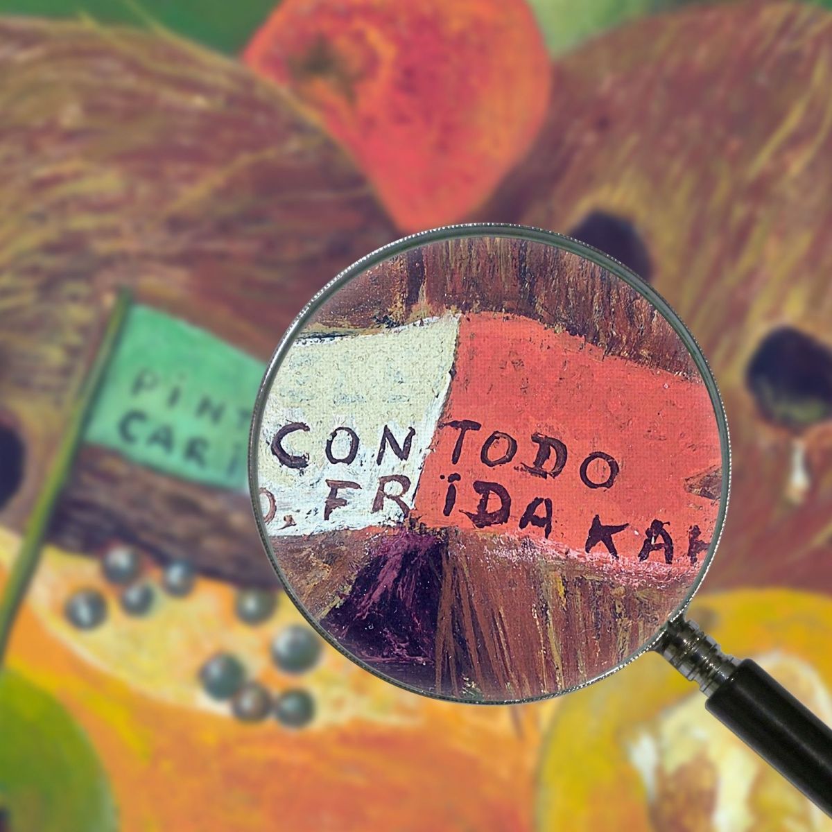 Noci Di Cocco Piangenti Frida Kahlo FKA38 quadro stampa su tela