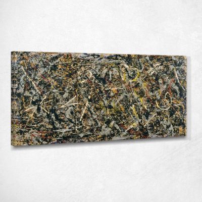 Alchimia Jackson Pollock JSP1 quadro stampa su tela