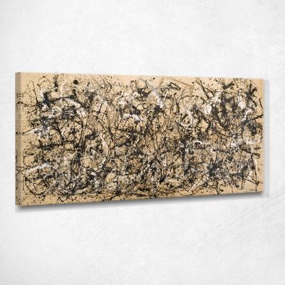 Numero 30 Jackson Pollock JSP15 quadro stampa su tela