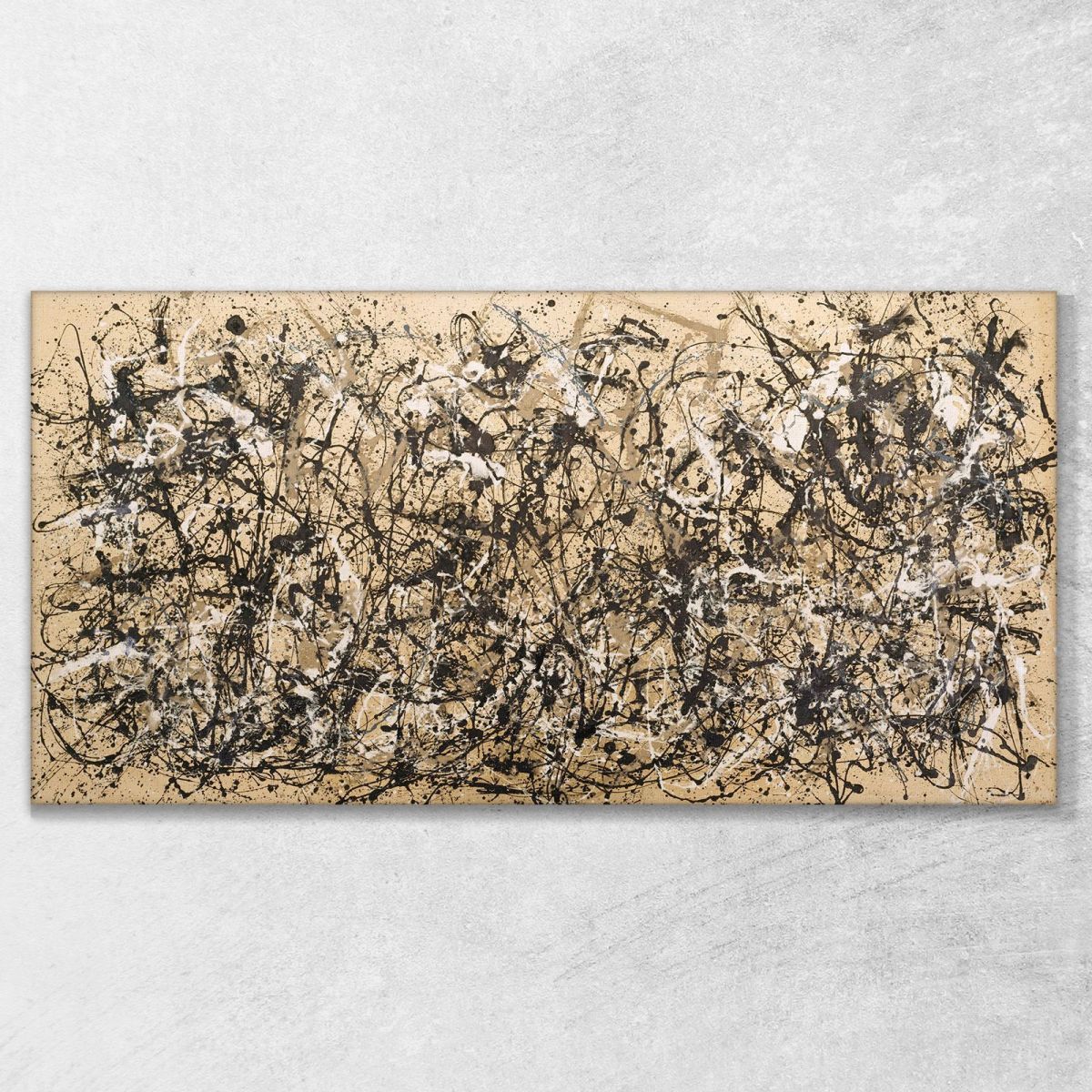 Numero 30 Jackson Pollock JSP15 quadro stampa su tela