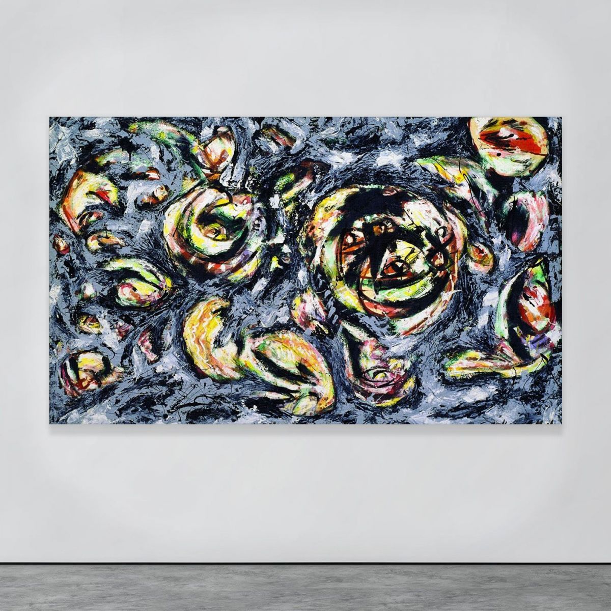 Ocean Greyness Jackson Pollock JSP17 quadro stampa su tela