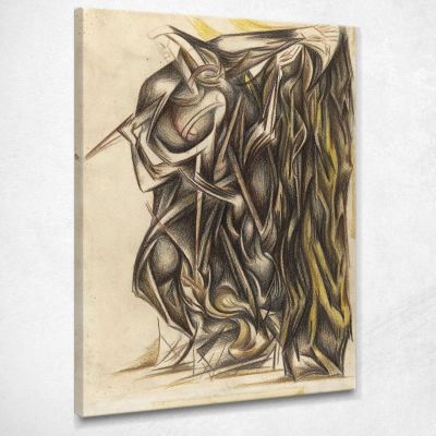 Senza Titolo Jackson Pollock JSP25 quadro stampa su tela