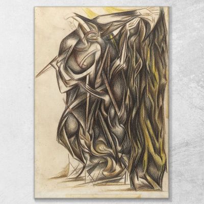 Senza Titolo Jackson Pollock JSP25 quadro stampa su tela