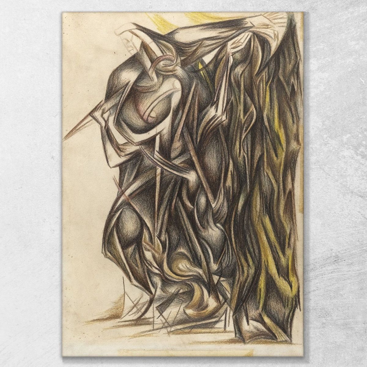 Senza Titolo Jackson Pollock JSP25 quadro stampa su tela