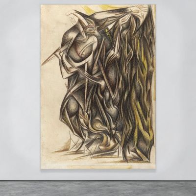 Senza Titolo Jackson Pollock JSP25 quadro stampa su tela