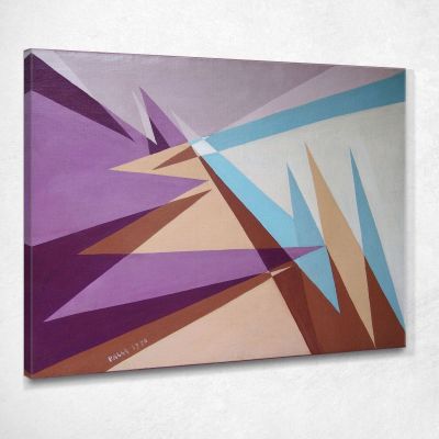 Linee Spaziali Giacomo Balla GB12 quadro stampa su tela