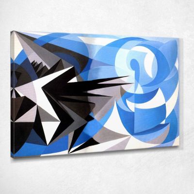 Pessimismo E Ottimismo Giacomo Balla GB16 quadro stampa su tela